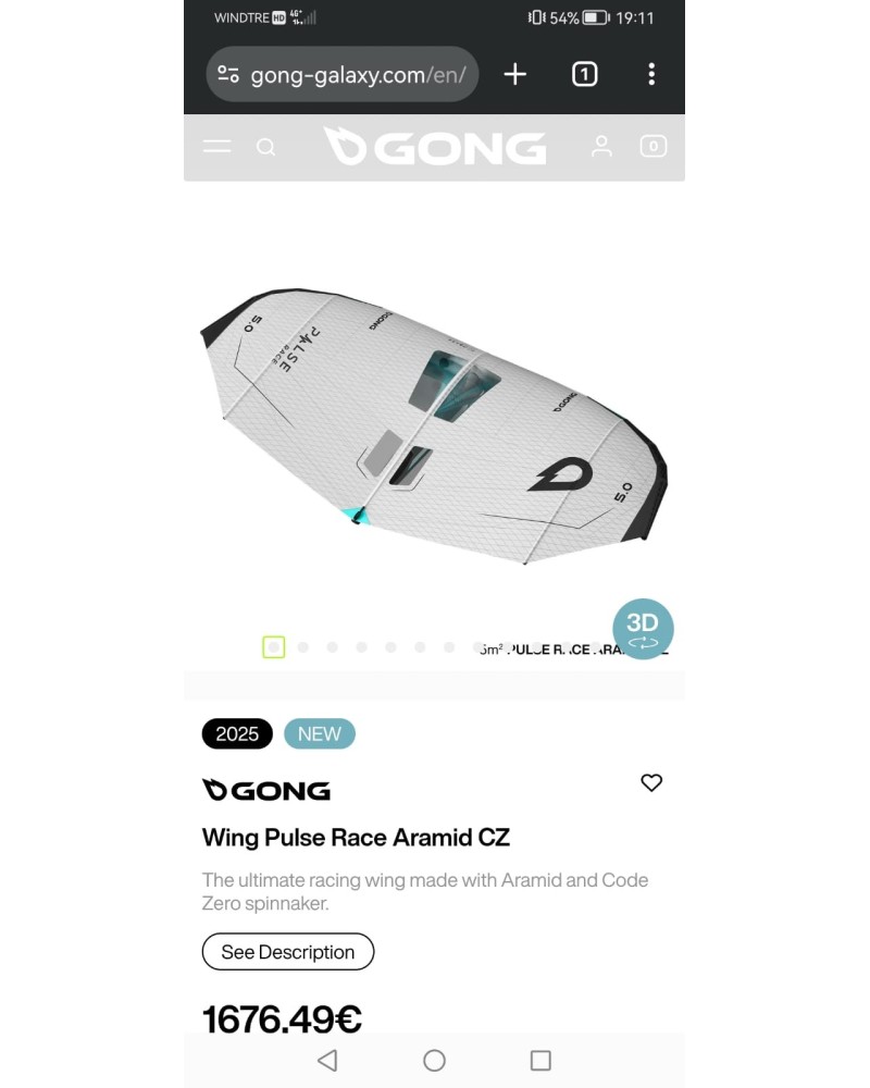 Gong Pulse Race Aramid CZ 6.5